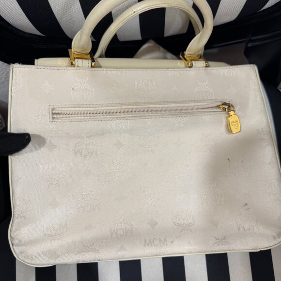 Light Beige MCM Limited Edition Nylon Bag - Picture 5 of 8